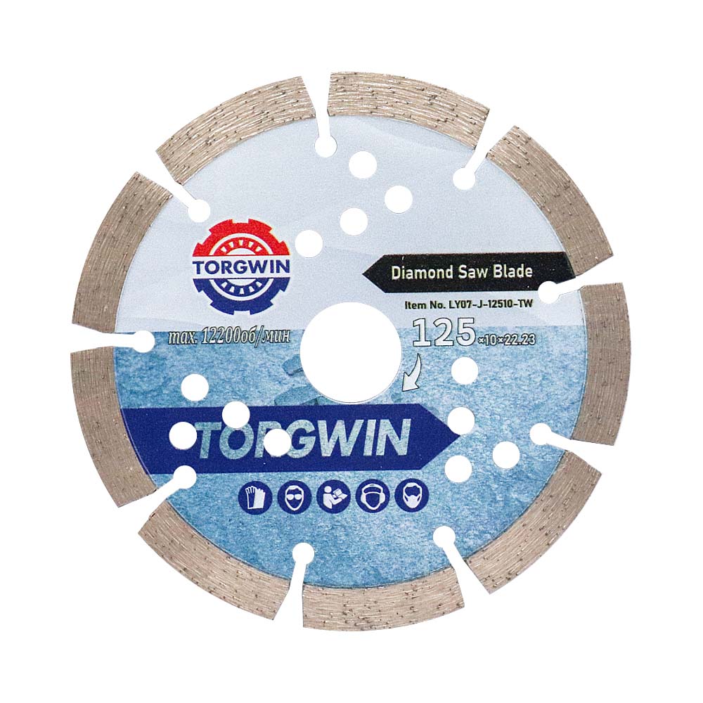 125 mm segmentovaná diamantová píla pre betón 125 mm segmentovaná diamantová píla pre betón