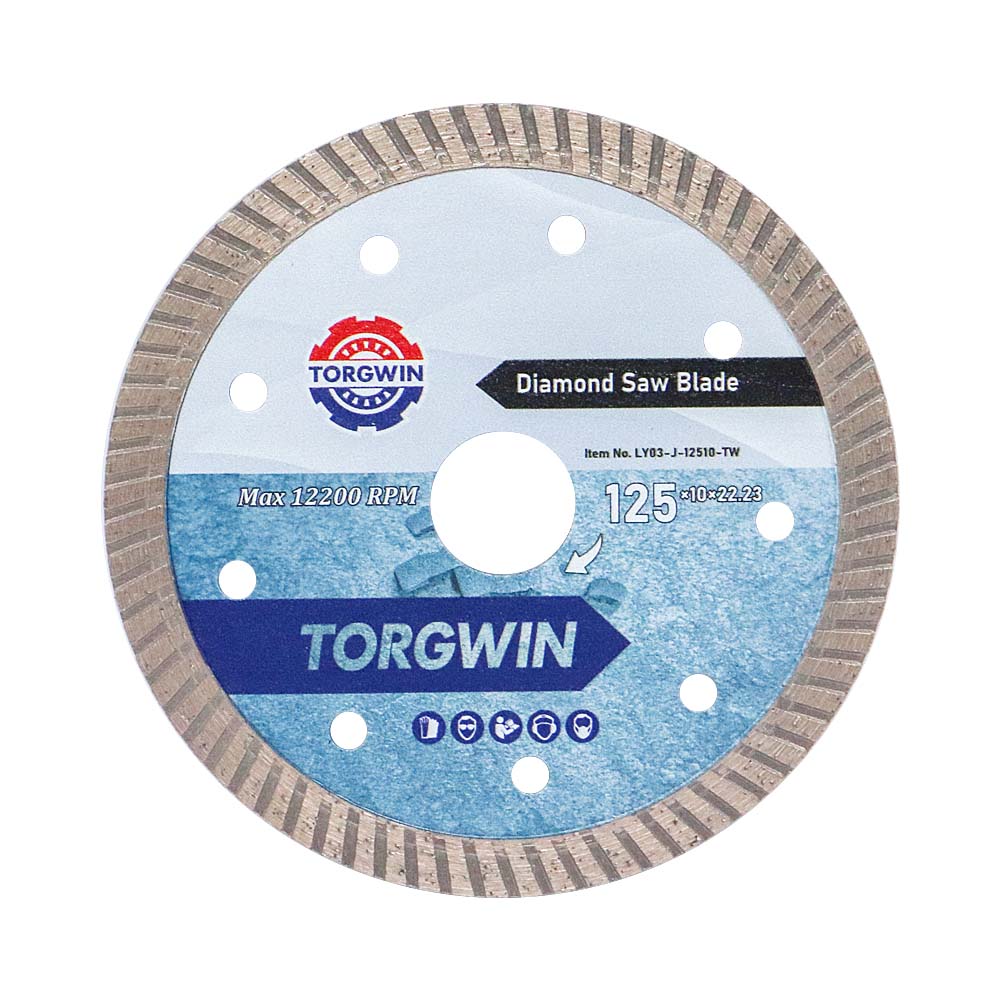 125 mm Turbo Diamond Saw Blade na rezanie žuly