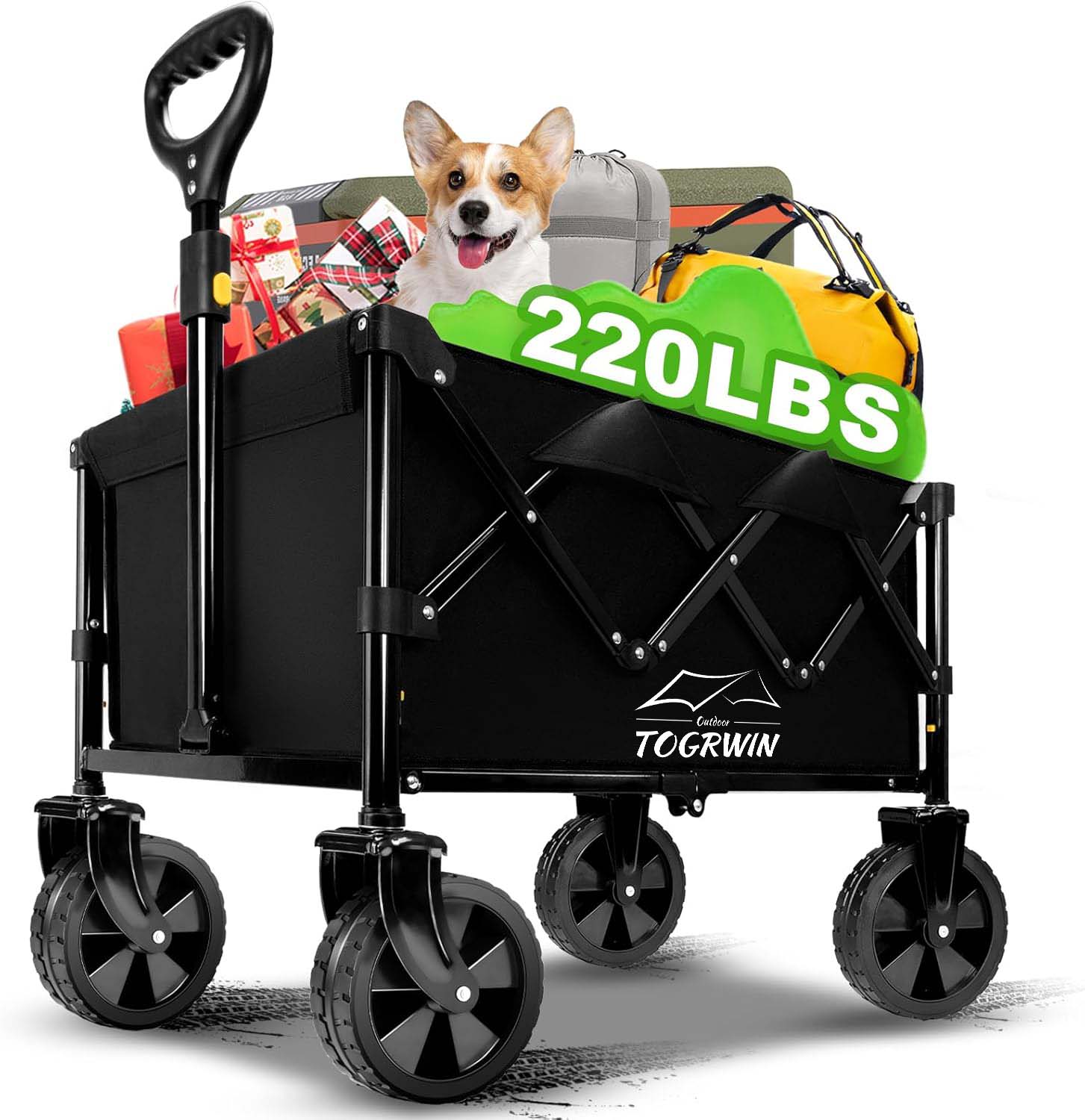 Torgwin zriadený vozeň s kolesami skladateľný